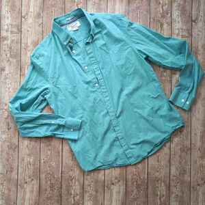 Original Penguin Oxford Long Sleeve Shirt - Size Large Button-Down Collared